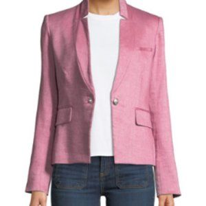 Veronica Beard Orchid Chambray Upcollar Jacket Blazer - Size 0